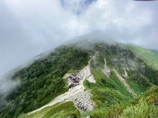 山の上から見た世界