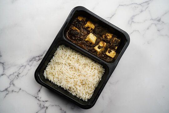 Palak Paneer -Indian restaurant take out food concept