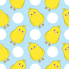 Seamless easter pattern background vector illustration easter day concept