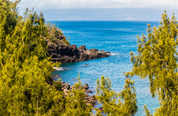 The Clear Waters of Honolua Bay, Maui, Hawaii, USA