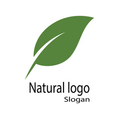 Leaf icon Vector Illustration design Logo template