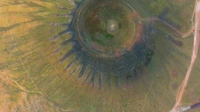 UAV aerial photos of Ulan hada Volcano Park