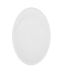white plate isolated on white background
