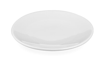 white plate isolated on white background