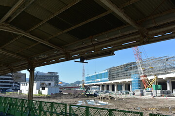 長崎駅の移設工事