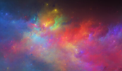 Fototapeta na wymiar Fictional Nebula - 13k
