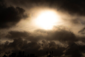 drama in sky
