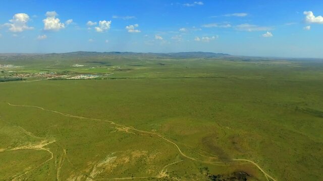 UAV aerial photos of Ulan hada Volcano Park