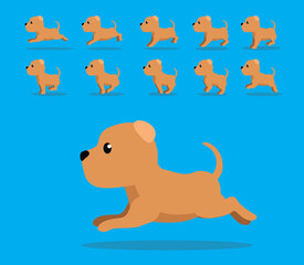 Animal Animation Sequence Dog Dogue de Bordeaux Cartoon Vector