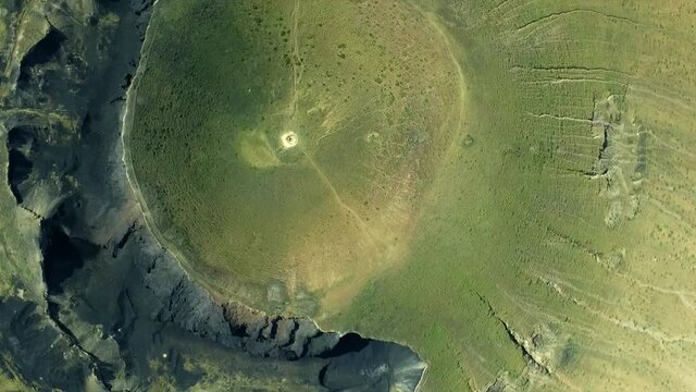 UAV aerial photos of Ulan hada Volcano Park