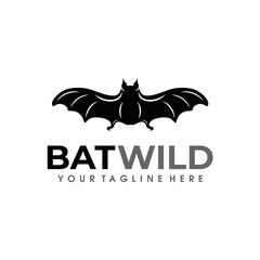 Bat Logo design vector illustration
