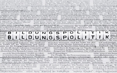 Obraz premium Bildungspolitik