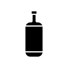 Bottle icon. Editable stroke. Design template vector