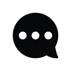 Black solid icon for misc