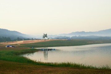 Mist and mountain in Chiang Rai, Thailand