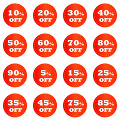 sale discount icon vector illustration