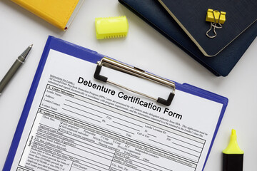 SBA form 444C Debenture Certification Form