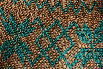 Woven fabric for a background image.