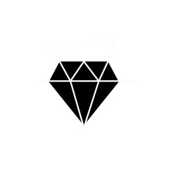 diamond line simple icon sign design