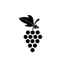 grape icon. sign design  fruit and plant, wine sign,