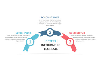 Process Infographics - 3 Steps