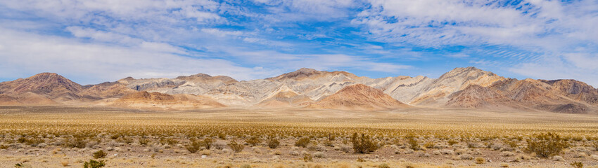 Sunny view of the Meiklejohn Peak at Amargosa Valley