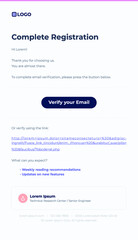  web simple business email UI design template


