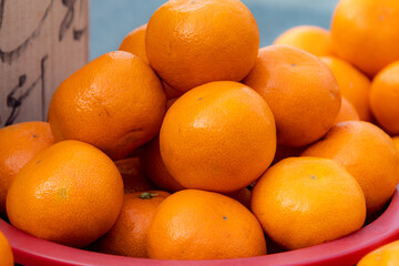 積み上げられたみかん