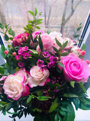 Blumenstrauß Rosa
