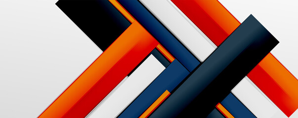 Multicolored lines background. Design template for business or technology presentations, internet posters or web brochure covers