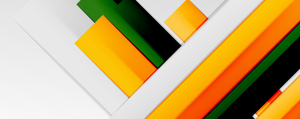 Multicolored lines background. Design template for business or technology presentations, internet posters or web brochure covers