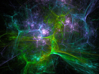 surreal futuristic digital 3d design art abstract background fractal illustration for meditation and decoration wallpaper
