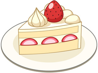 イチゴのショートケーキ