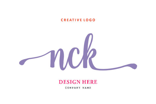 NCK lettering logo is simple, easy to understand and authoritative