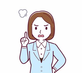 人物の正面
