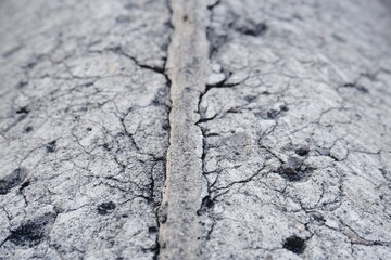 dry cracked concrete