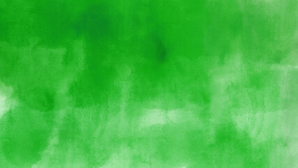 緑色の水彩の筆の跡、背景素材、テクスチャ