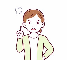 人物の正面