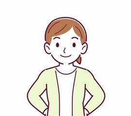 人物の正面