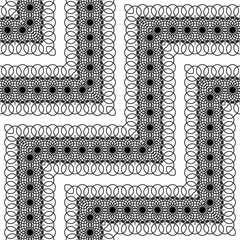 Design seamless zigzag decorative pattern