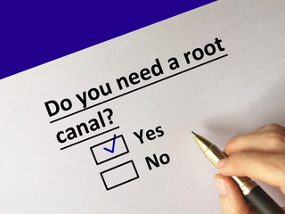 Questionnaire about dental procedure