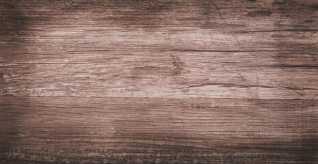 Flat lay top view rough and old wooden texture background