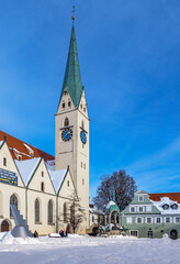 St. Mang Kirche in Kempten, Allgäu, Bayern, Deutschland