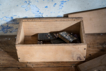 old wooden box