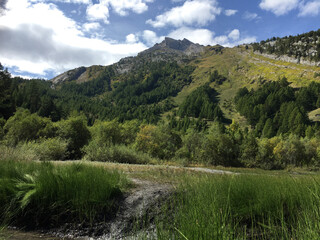 river in the mountains