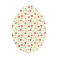 Easter egg yellow floral