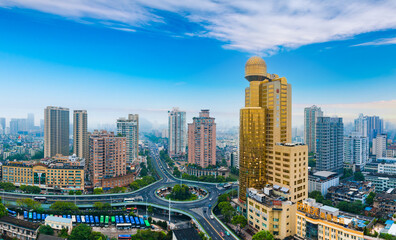 Obraz premium Urban scenery of Wenzhou City, Zhejiang Province, China
