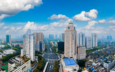 Obraz premium Urban scenery of Wenzhou City, Zhejiang Province, China
