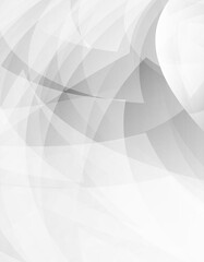 Abstract black and white transparent wavy lines background.