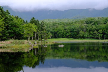 Fototapeta na wymiar landscape of Shiretoko Hokkaido Japan5